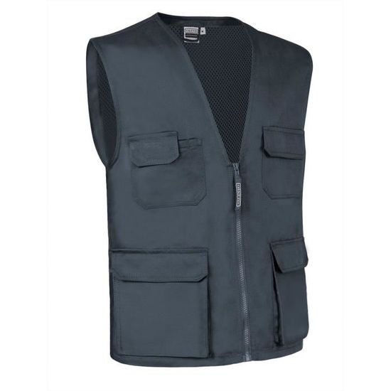 NUSGEAR Gilet Homme Hiver Polaire Chaud Multipoches - Veste Outdoor Sans Manches Matelassée