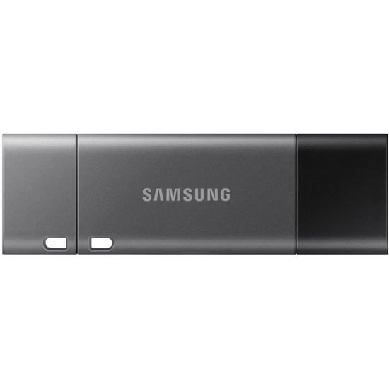 SAMSUNG Lecteur flash Duo Plus - 128 Go - USB 3.1 Type A, USB 3.1 Type C - Noir - 5 ans Garantie