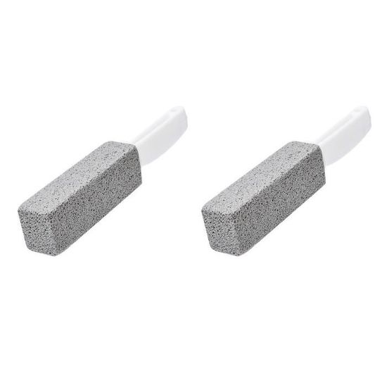 2 Pierres De Ponce Nettoyantes - Bloc Abrasif Pour Toilettes, Barbecue, Piscine Et Soins Pieds