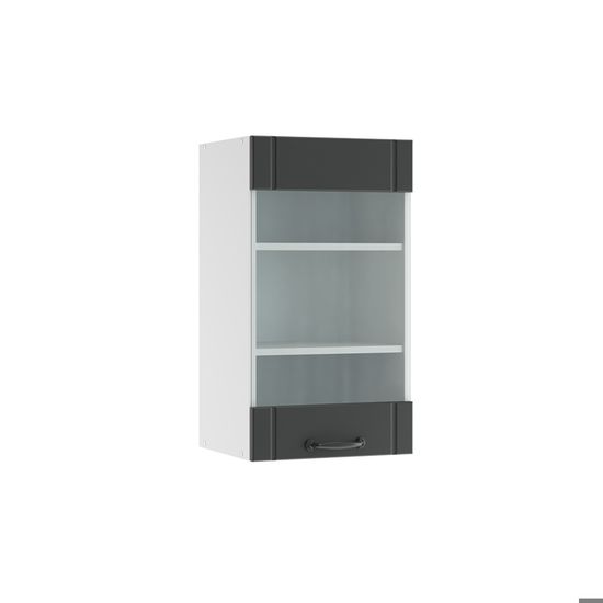Élément Haut Cuisine Fame-Line Vicco, 40 Cm, Anthracite Chêne, Neuf