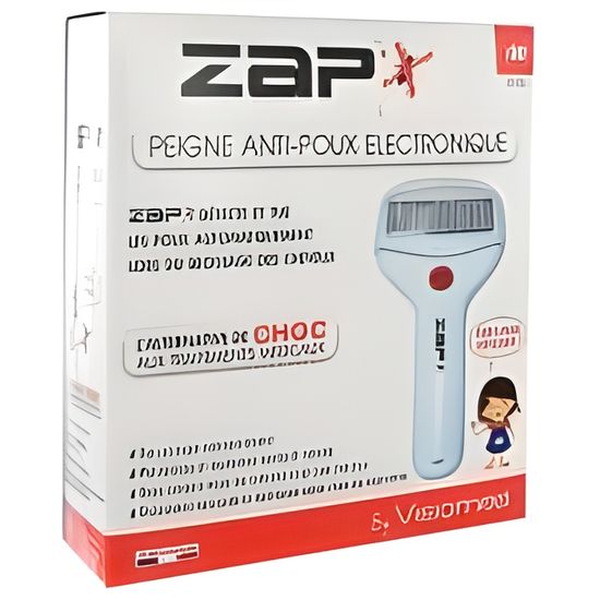 Zap'X Peigne anti-poux électronique