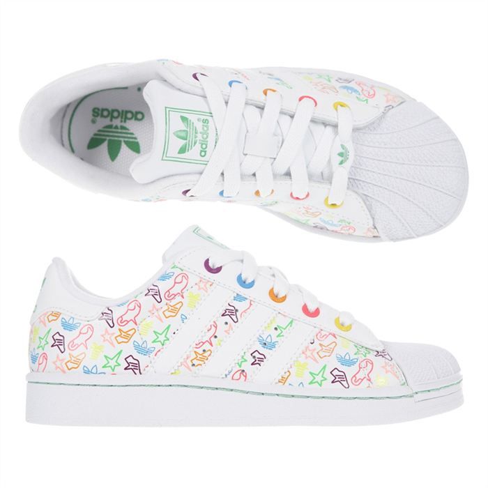 adidas superstar femme multicolore