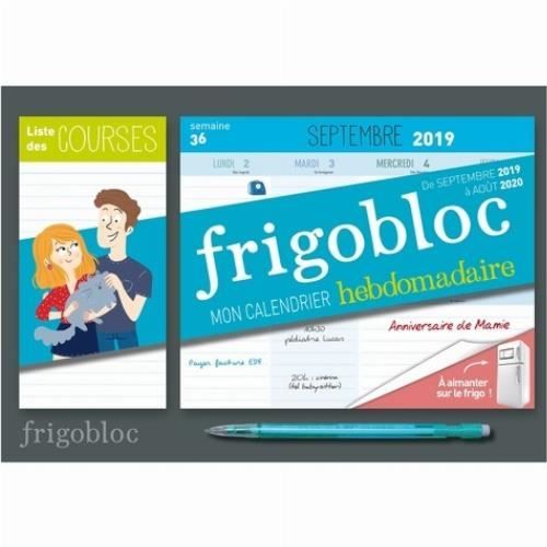 Mini Frigobloc hebdomadaire 2020. Le calendrier maxi-aimanté pour se ...
