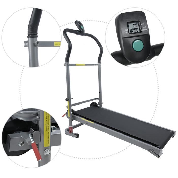 Exercice mécanique exécutant une machine de fitness intérieure Tapis de course pliant