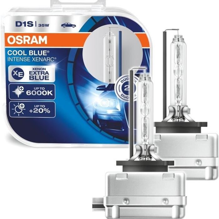 2 AMPOULE XENON OSRAM D1S XENARC 35W COOL BLUE INTENSE XENARC 6000K