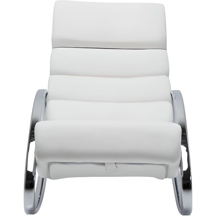 Fauteuil Rocking Chair Manhattan Blanc Kare Design