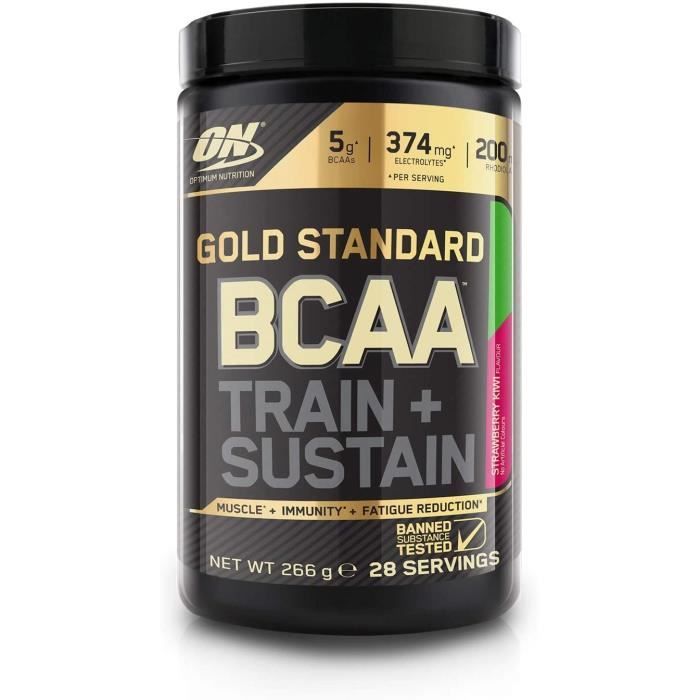 Vitamines, minéraux et compléments Optimum Nutrition Gold Standard BCAA Poudre, Complément Alimentaire BCAA en Poudre av 771236