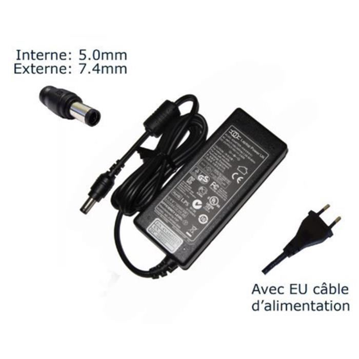 AC Adaptateur secteur pour HP PROBOOK 6550B chargeur ordinateur portable, adaptateur
