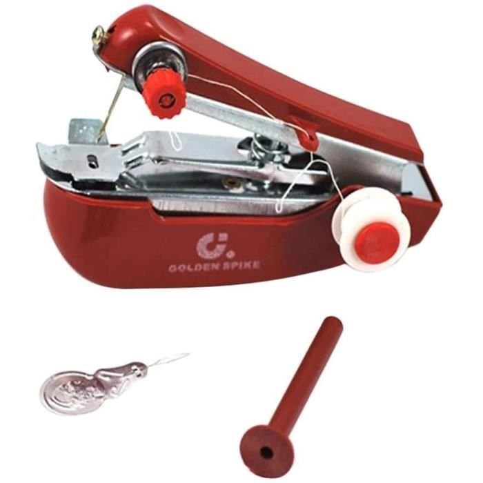MACHINE A COUDRE Mini machine agrave coudre manuelle portable petite machine agrave coudre portable sans fil tissu vecircteme1481
