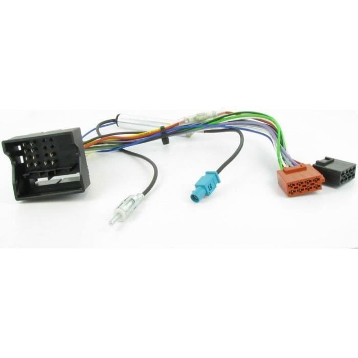 Connects2 ct20ct03 Câble Adaptateur pour Citroen C2-C3-C4-C5-C6-C8 à partir de l'année de Construction 2004, avec antenne mâ 45