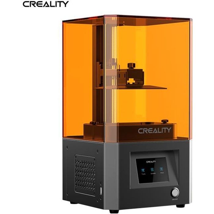 Creality 3D LD-002R Imprimante 3D en résine UV Photocuring Écran tactile de 3,5 pouces 2K Rails linéaires à billes LCD haute résolut