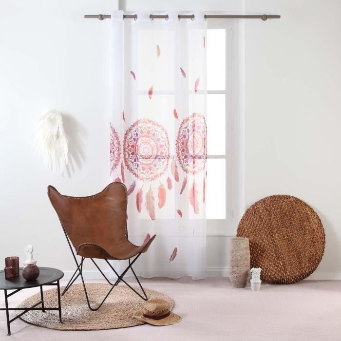 panneau a oeillets 140 x 240 cm voile imprime legende