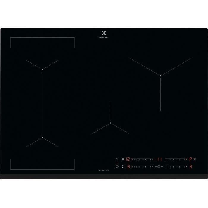 Table de cuisson Induction - ELECTROLUX - 4 foyers - l 71 x P 52 cm - EIV734 - 7350 W - 15 positions