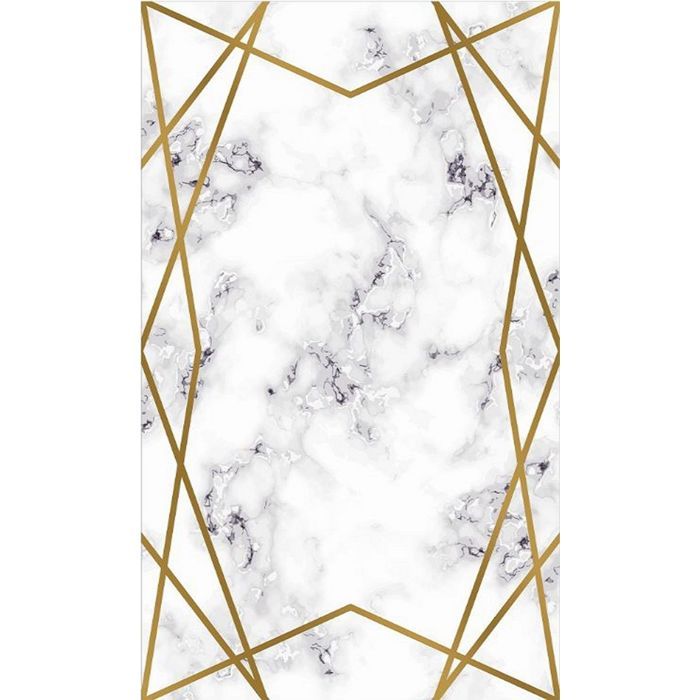 Tapis Croisé, Gold Dimensions - 120x180