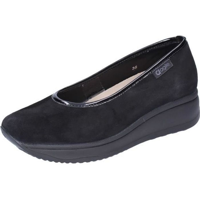 AGILE by RUCOLINE Chaussures Femme Ballerine Noir BJ725