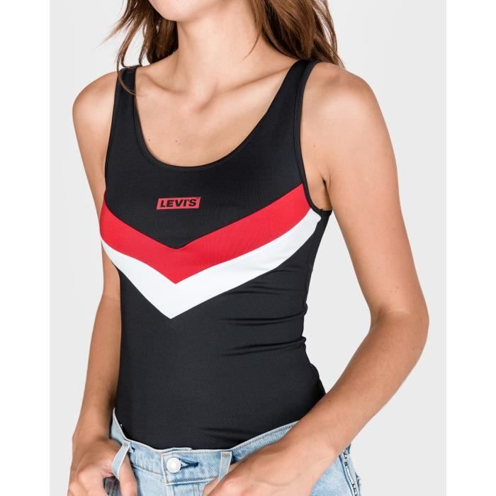 Débardeur Levis Body Noir pour femmes. 80812 0000.