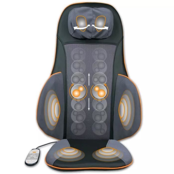 Couvre-siège de massage de digipuncture Shiatsu MC 825