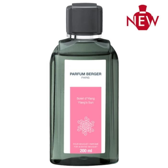 Parfum Berger Recharge pour Bouquet Parfum Soleil d'Ylang Transparent 200 ml …