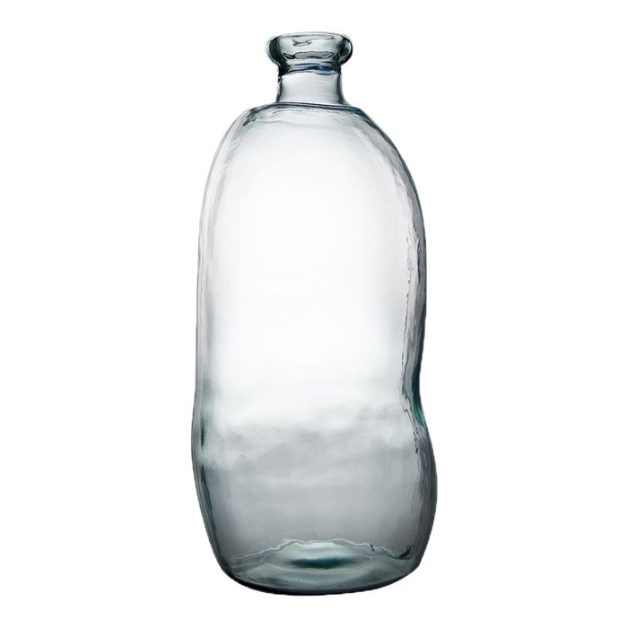 Vase bouteille simplicity 73 cm en verre recyclé - Table Passion Transparent