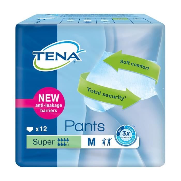 TENA Pants Super - Medium - Case Saver - 2 Packs of 12