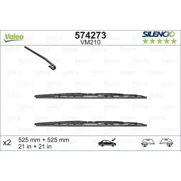 VALEO Balais VM210 X2 574273