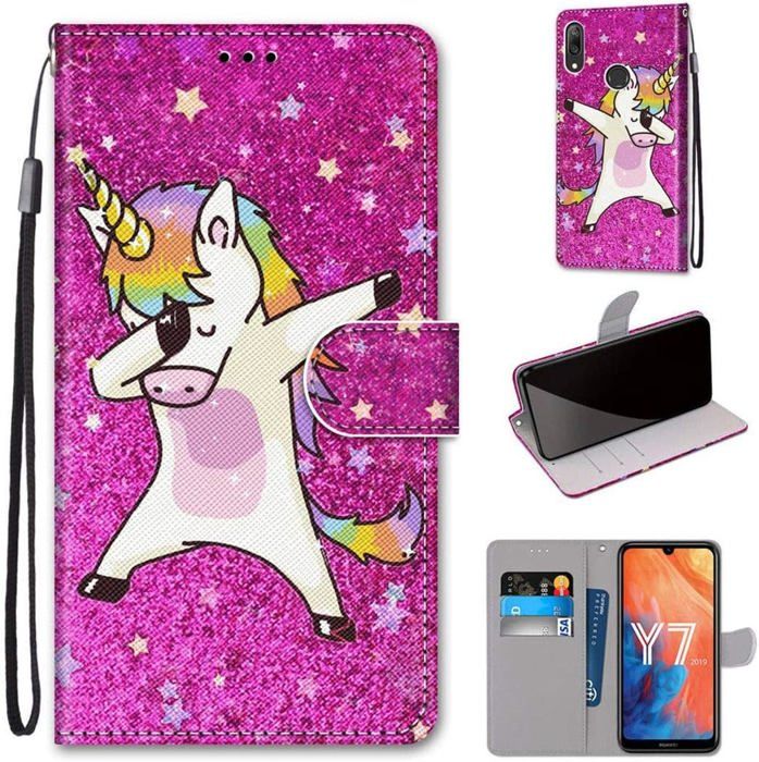 Étui Magnétique PU Pour Infinix Hot 10s / Hot 10t - Fermeture Rabattable, Fonction Stand - Impression Tigre Rose