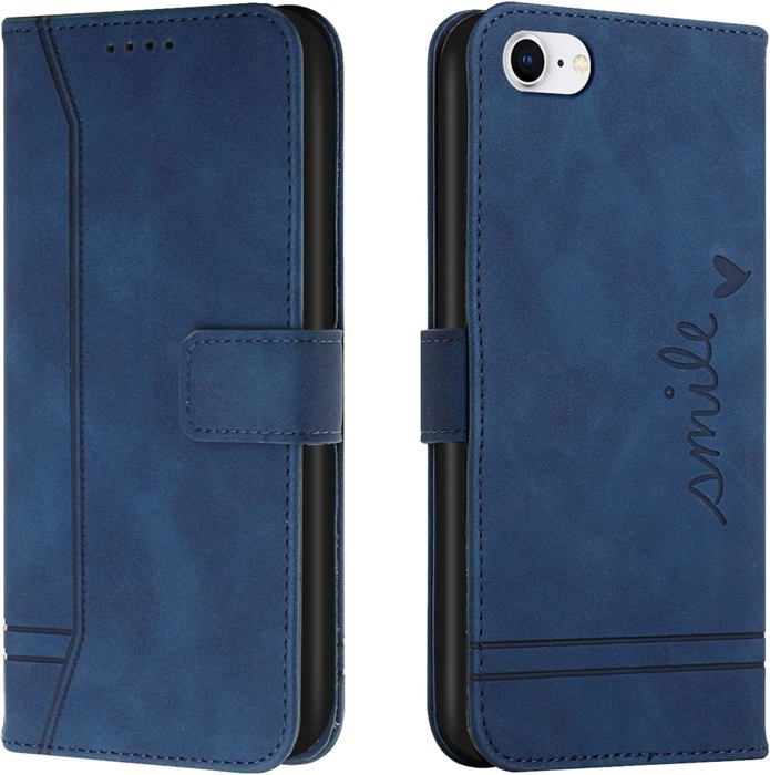 Coque Portefeuille Cuir PU Rayée + 2 Vitres Trempées Pour Crosscall Stellar-M6 – Protection Complète, Porte-Cartes, Support