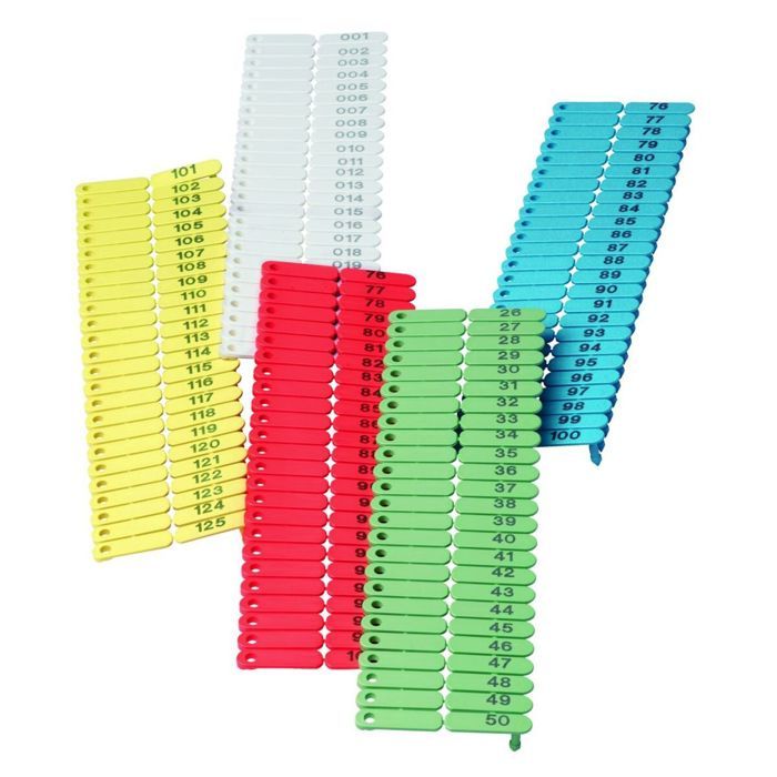 Meilleurs prix pour Boucles de marquage de 1 à 100 Ukal Tag (x100)