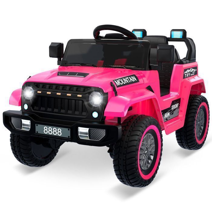 Quad Électrique 6V Pour Enfants 3+ Ans - ATV Avec Musique, Avant/Arrière - 70x42x45 Cm - Voiture Jouet Extérieur/Intérieur