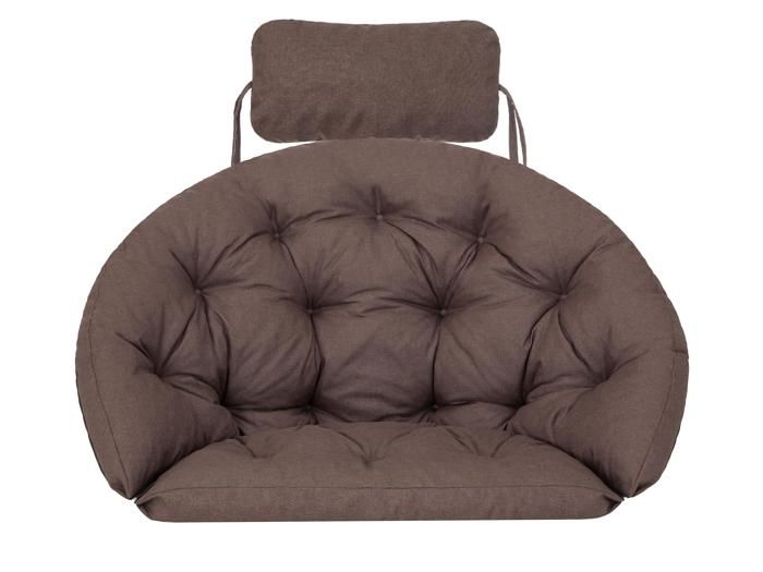 Bjird - Coussin Fauteuil Suspendu 75x47 cm Marron Fauteuil Balancoire Chaise Oeuf