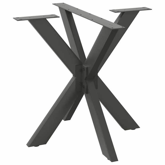 UNIQUE Pied de table à manger forme daraignée LMT - Pied de Meuble - 85x85x(72-73) cm cozy935649