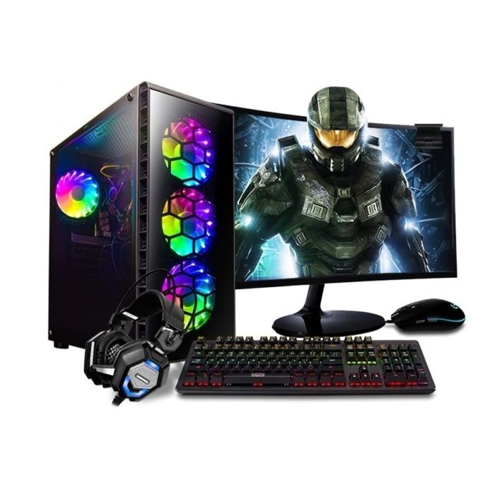 Setup Gaming Complet – PC HP GTX 1080 / I5, écran 180Hz, Clavier, Souris, Casque