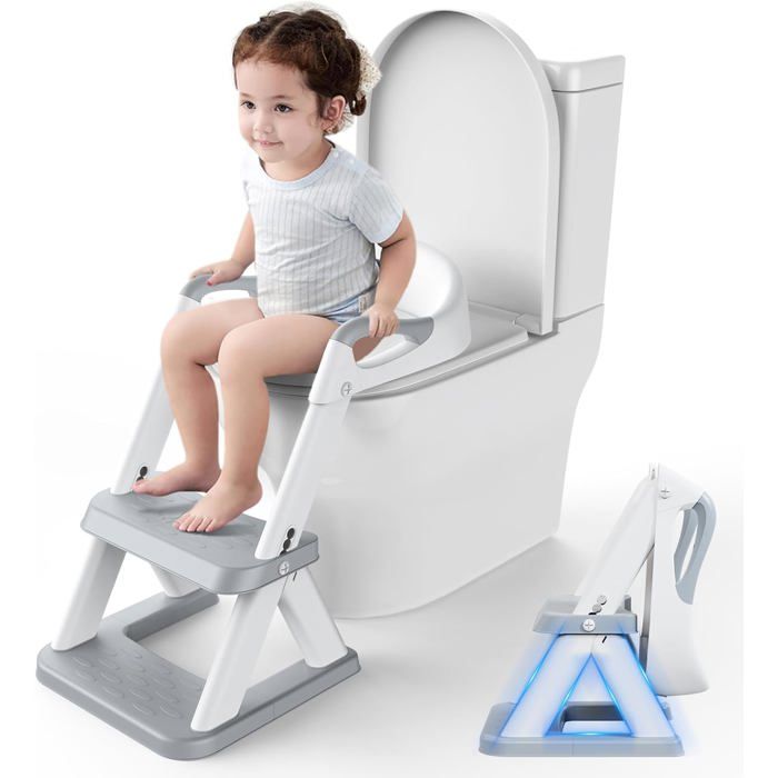 Rehausseur Siège Toilette Enfant Rose – Siège Pot Bébé Avec Poignées, Antidérapant, Pour Apprentissage Propreté Facile