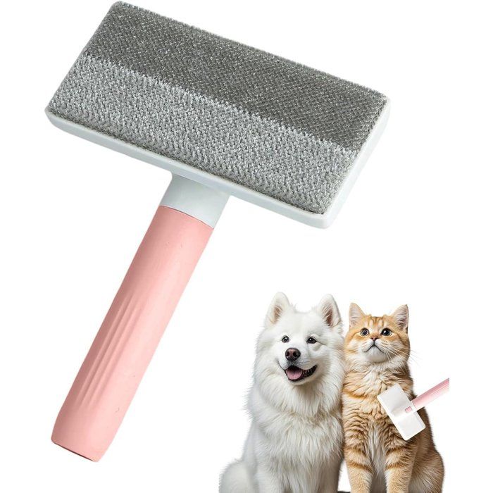 Meilleurs prix pour Brosse anti-poils pour animaux - Brosse anti-peluches avec manche amovible - Pour chiens chats meubles vêtements voitures