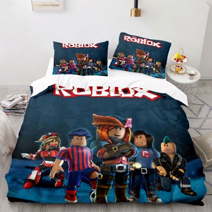 Multicolore Housse de Couette 3 Pièces 200x200 avec 2 Taie Oreillers 50x75 Microfibre Super Douce-Style J3