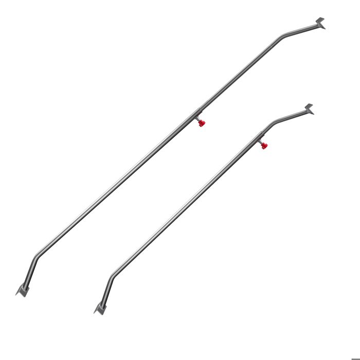 Fuxton Lot De 10 Tendeurs élastiques Courts Avec Double Crochet (noir 130 Mm) Pour Bâches, Tentes, Bateaux, Filets, Bannières