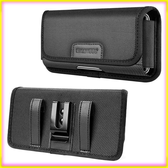 keenso Pochette pour téléphone portable HAWEEL Multifunctional Cell telephonie detachee Style horizontal noir de 61 à 68 pouces