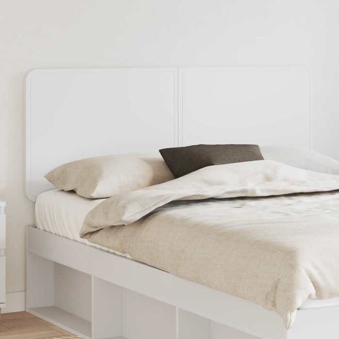 Têtes de lit classique Blanc - Tête de lit - Meuble de couchage - Blanc 140cm Bois dingénierie CL3724236
