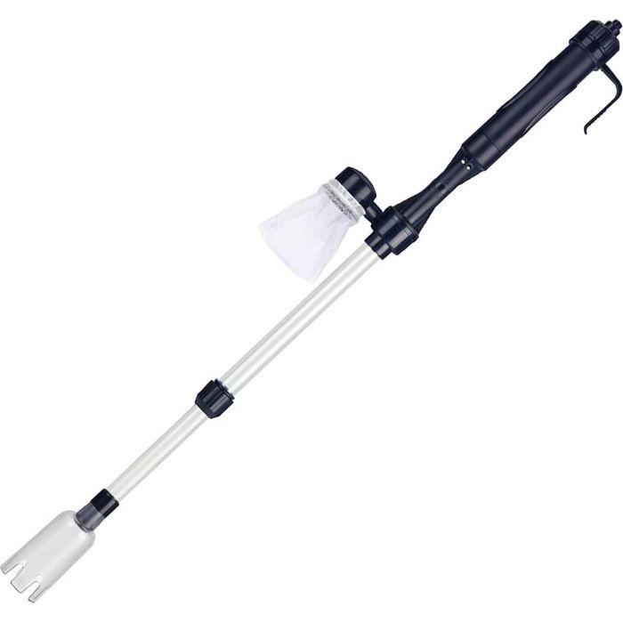 Nettoyeur Aquarium Électrique – Siphon Puissant pour Gravier & Sable Sans Changement d’Eau – Idéal Grand Aquarium