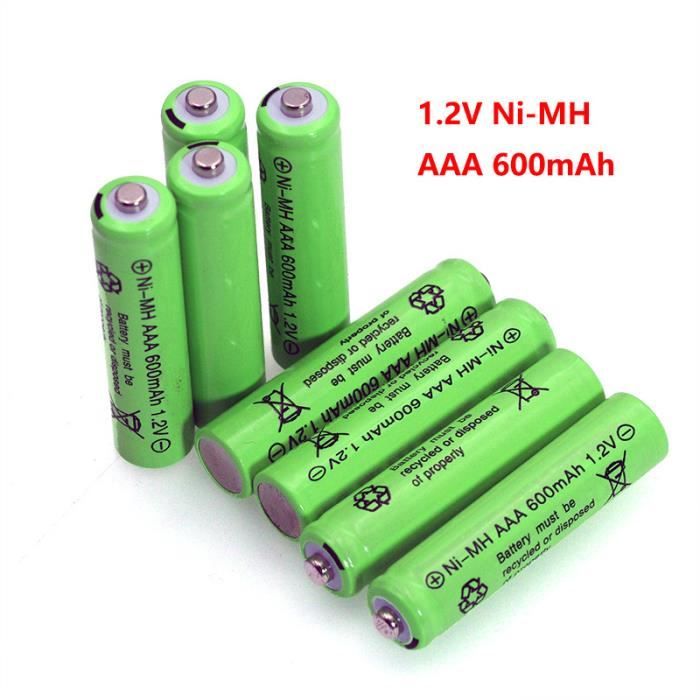 PILES ACCUS LITHIUM-ION MICRO USB 600 mAh AAA-LR03