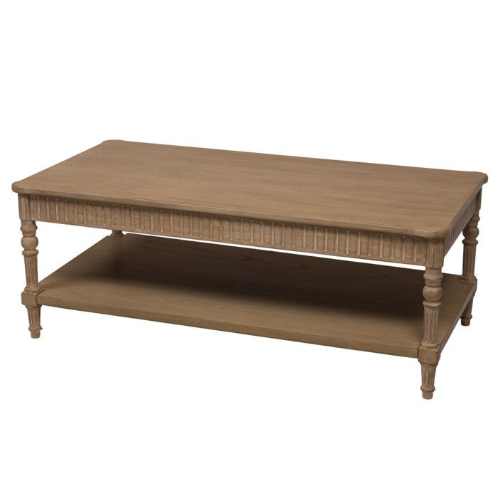 Table basse rectangulaire 1 tiroir en bois L120 cm Prestige - Amadeus Table basse rectangulaire 1 tiroir en bois L120 cm Prestige - Amadeus