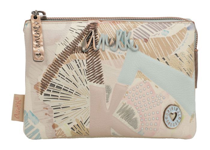 Anekke Menire Porte-monnaie Et Pochette 3 Compartiments Multicolore
