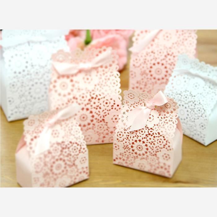 50 Pcs Sculpte Creux Boites A Bonbons Faveurs De Fete Cadeaux De Mariage Pour Les Invites Douche Nuptiale Fete D Anniversaire Boite Achat Vente Livre Parution Pas Cher Cdiscount