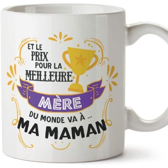 Tasse - Mug pour Maman –"Prix pur la Meilleure Mère" (modèle 1) – Idée ...