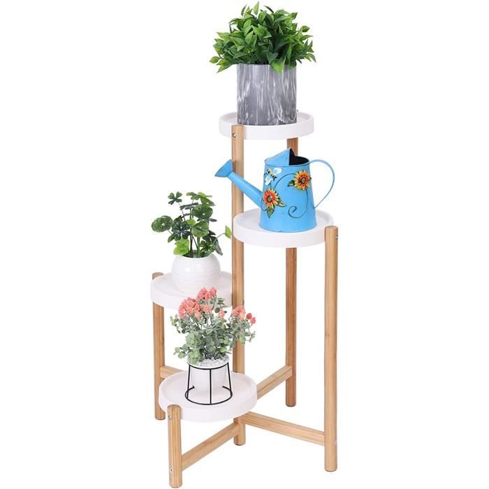 Supports de pots de fleurs design - supports à plantes - lot de 3