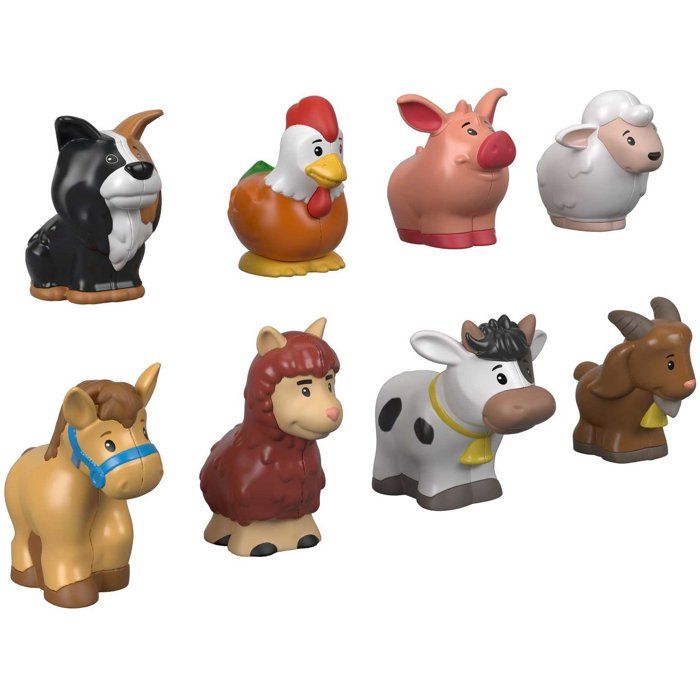 Fisher Price Little People 8 figurines des animaux de la ferme jouet enfant et plus GFL21 - vue 2