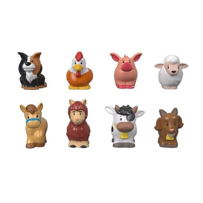 Fisher-Price Little People 9 figurines des animaux de la ferme, jouet enfant 12 mois et plus, - GFL21