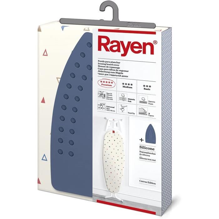 Planche à Repasser Compacte Avec Repose-Fer Silicone - 121,9 X 71,1 Cm - Tapis De Repassage Pour Table, Léger, Pliable