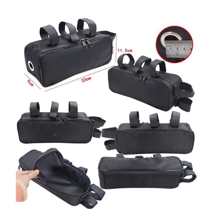 Sacoche De Cadre De Vélo LTGPRO - Sac étanche Léger, Triangle Avant, Rangement Essentiel (noir/rose/violet/gris)