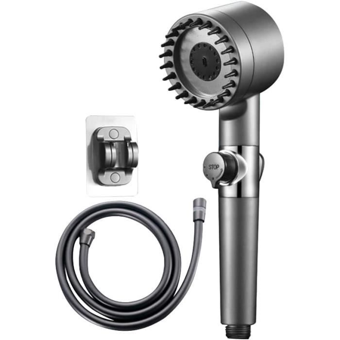Pommeau De Douche Filtrant Anti-calcaire Seoni - 10 Filtres Inclus, élimine Chlore Et Métaux Lourds, Grand Débit
